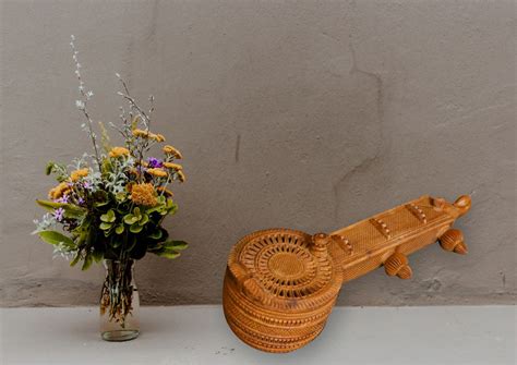 Sandalwood Carving-Veena