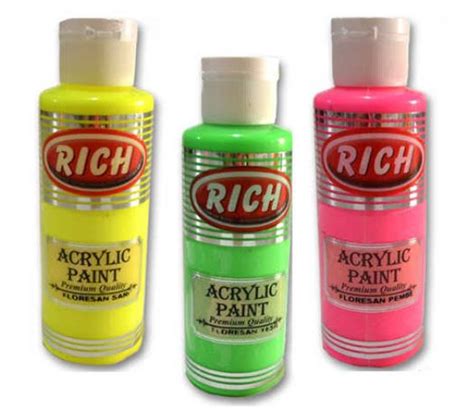 Rich Fluorescent Acrylic Paint 130cc | craftmiddleeast