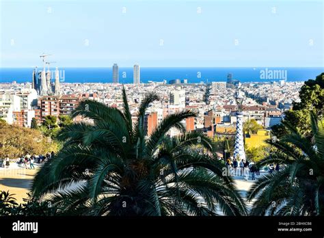 View from Park Guell Stock Photo - Alamy