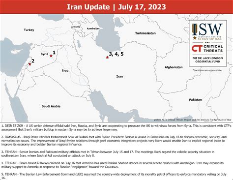 Iran Update, July 17, 2023 | Institute for the Study of War