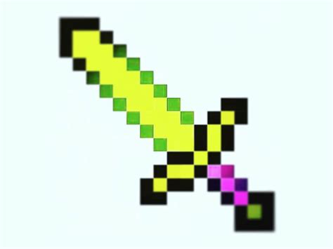 Minecraft Hyper Green Pixel Sword – UI Design, Motion Design & 2D Art ...