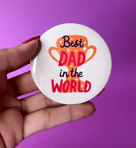 Best Dad Trophy Badge – Out of the Box Studio