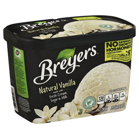 Breyers Ice Cream, Natural Vanilla-Main