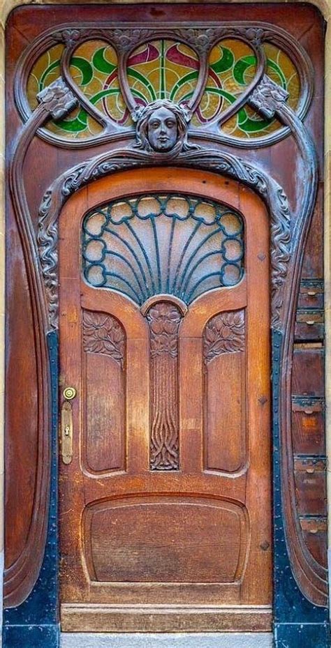 33 Inspiring Carved Wood Doors Design Ideas | Art nouveau architecture, Carved doors, Beautiful ...