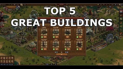 Forge of Empires: My Top 5 Great Buildings - YouTube