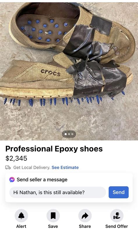 Them spiked croc cleats : r/CrackheadCraigslist