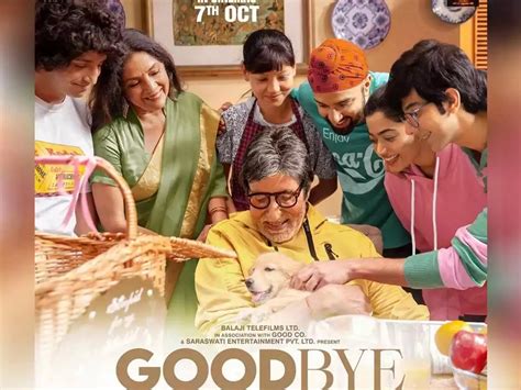 Rashmika Mandanna shares a sneak peak of her "crazy family" via Goodbye poster | Filmfare.com