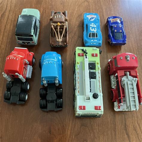 8 piece Disney Cars lot (TMST, Fabulous Lightning McQueen, Mater, Fire Truck) | SidelineSwap