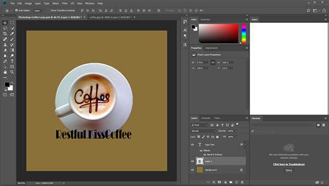 How to Make A Logo in Photoshop or without PS - Beginner Photoshop ...