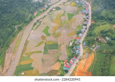 Aerial Top View Mu Cang Chai Stock Photo 2284220941 | Shutterstock