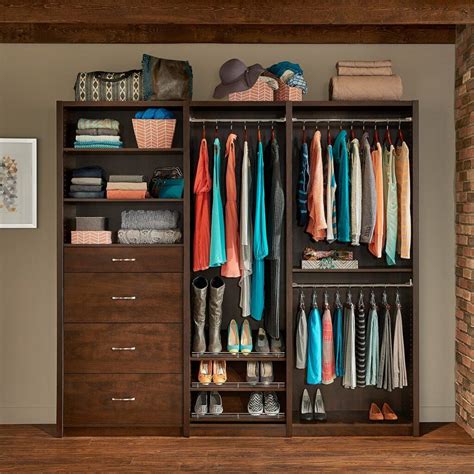 Space Creations Wood Closet Organizer Kit - My Inviting Home