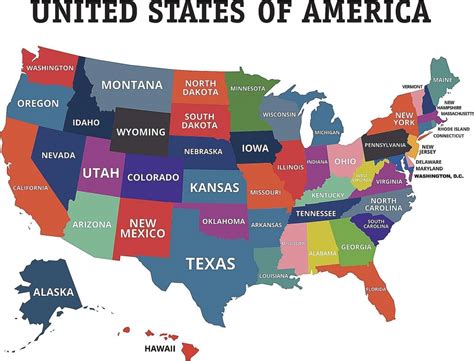 Interactive Visited States Map - Printable Map