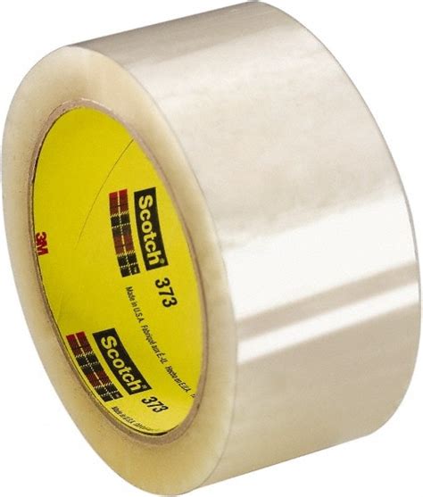 Scotch - Packing Tape: 2" Wide, Clear, Rubber Adhesive | MSC Direct