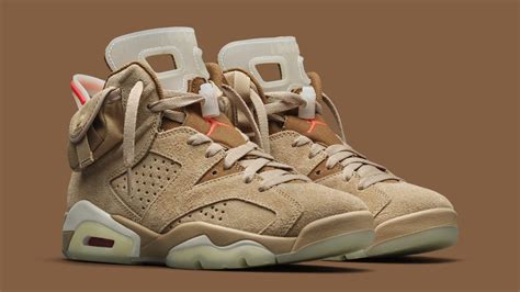 Where to Buy the Travis Scott x Air Jordan 6 ‘British Khaki’ Collab ...