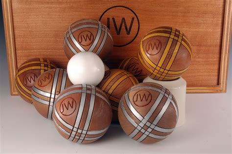 Hand Crafted Bocce Sets With Painted Balls by ShopDog Turnery ...