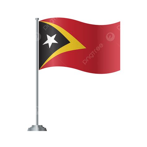 Gambar Bendera Timor Timur, Timor Timur, Bendera, Timor PNG dan Vektor ...