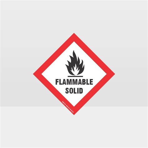 Flammable Solid Symbol