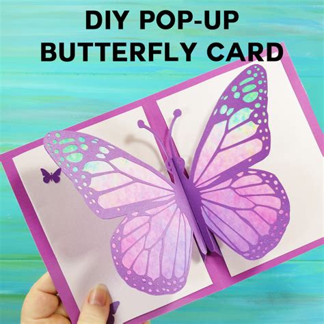 Easy Butterfly Card: DIY Pop-Up Tutorial - Jennifer Maker | Diy pop up ...