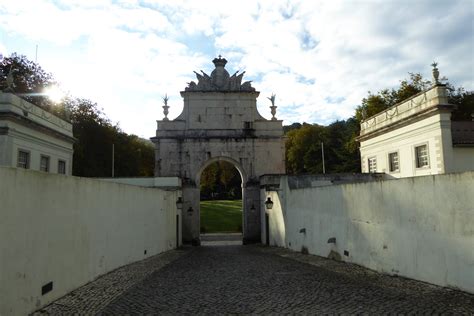 Tivoli Palacio De Seteais Sintra Hotel with an arched way leading to the gardens in Sintra ...