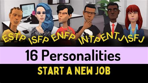 16 Personalities Starting a New Job - YouTube