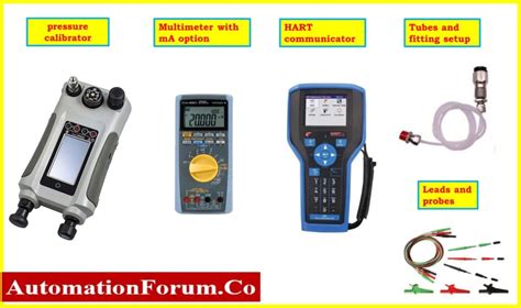 HART transmitter calibration procedure - For pressure transmitter