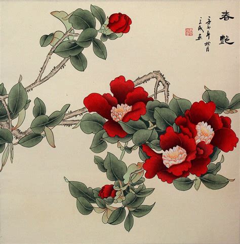 Oriental Flower Paintings : Flowers Other Chinese | Bodenfwasu