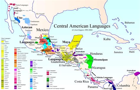 Indigenous Language Map of Central America [OC] [5936x3840] : r/MapPorn