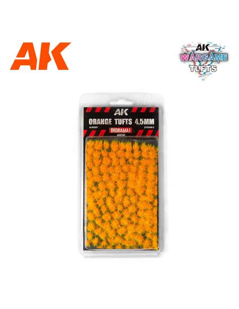 AK Interactive - Orange & Yellow Wargame Tufts 4,5mm
