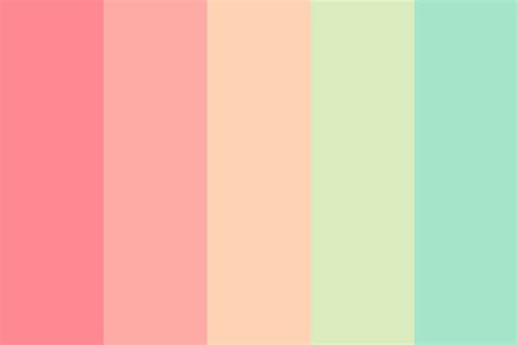 Apricot-MagicMint Color Palette