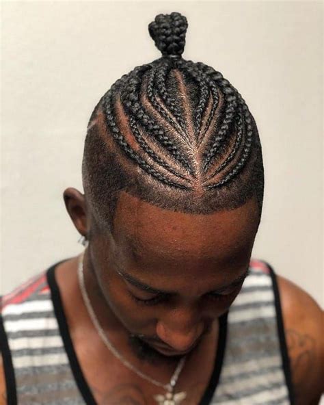 20 Best Man Bun Braids for All Hair Types – Cool Men's Hair | Mens braids hairstyles, Cornrow ...