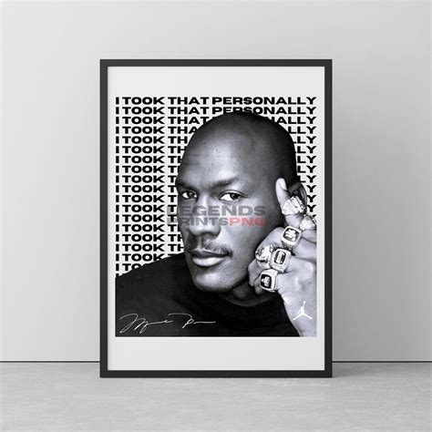 Michael Jordan 6 Championship Rings Digital Art Wall Art - Etsy