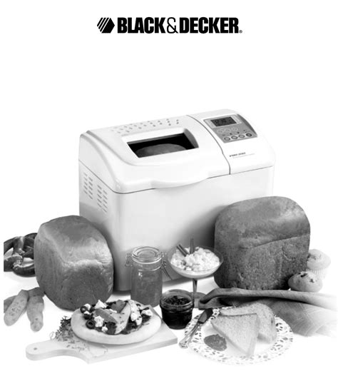 Black & Decker Bread Maker B2005 User's Guide | ManualsOnline.com | Bread maker recipes, Bread ...