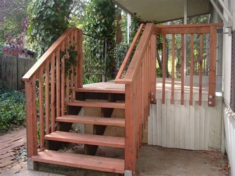 Exterior Wood Handrail | Stair Designs