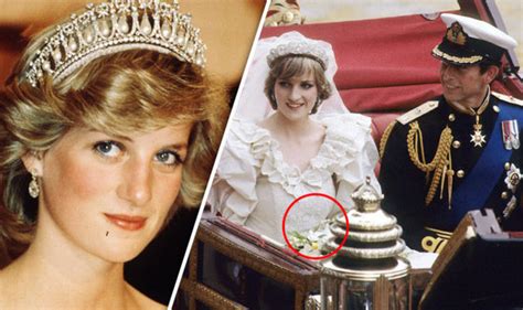 Diana Princess of Wales spilt THIS on her wedding dress according to ...