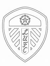 Leeds United FC Coloring Page sketch template