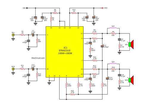 100w Amplifier Circuit Diagram Pdf