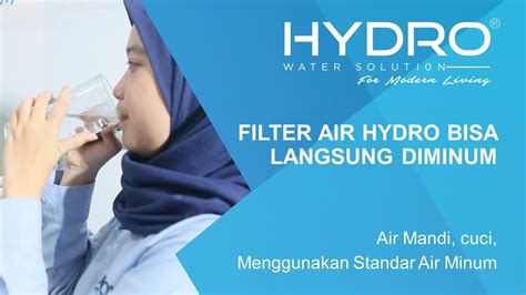 FILTER AIR HYDRO BISA LANGSUNG DIMINUM - YouTube