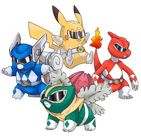 Go go Pokemon rangers : r/powerrangers