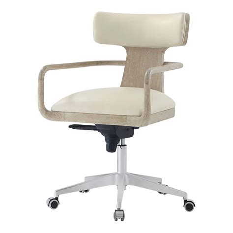 Modern Oak Office Chair | Chairish