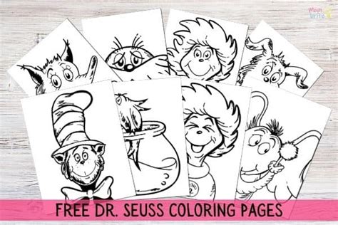 Free Printable Dr. Seuss Coloring Pages | Mombrite