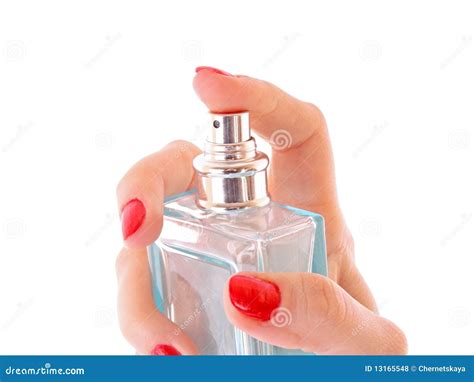 Spraying perfume stock photo. Image of cosmetics, pollution - 13165548