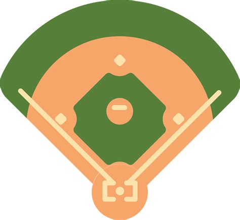 Baseball diamond clipart. Free download transparent .PNG | Creazilla