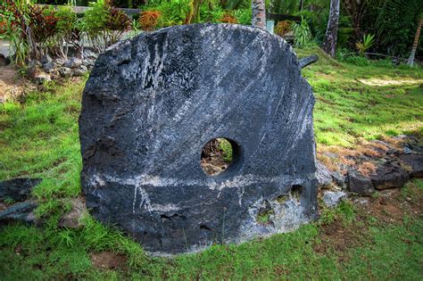 Stone Money on The Islands of Yap Photograph by Lee Craker