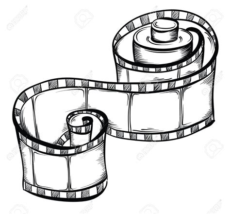 Movie Reel Drawing at GetDrawings | Free download