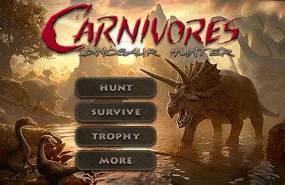 Carnivores: Dinosaur Hunter iPhone game - free. Download ipa for iPad ...