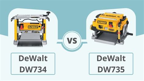 DeWalt DW734 vs DW735 – Which is the Best Planer for You?