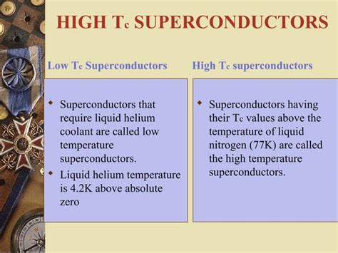 Superconductors