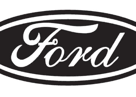 Ford black and white Logos