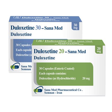 Duloxetine 20-30 – Sana Med Pharmaceutical