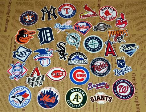 MLB Baseball Team Sticker Wholesale sticker supplier